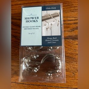 Brand new shower hooks